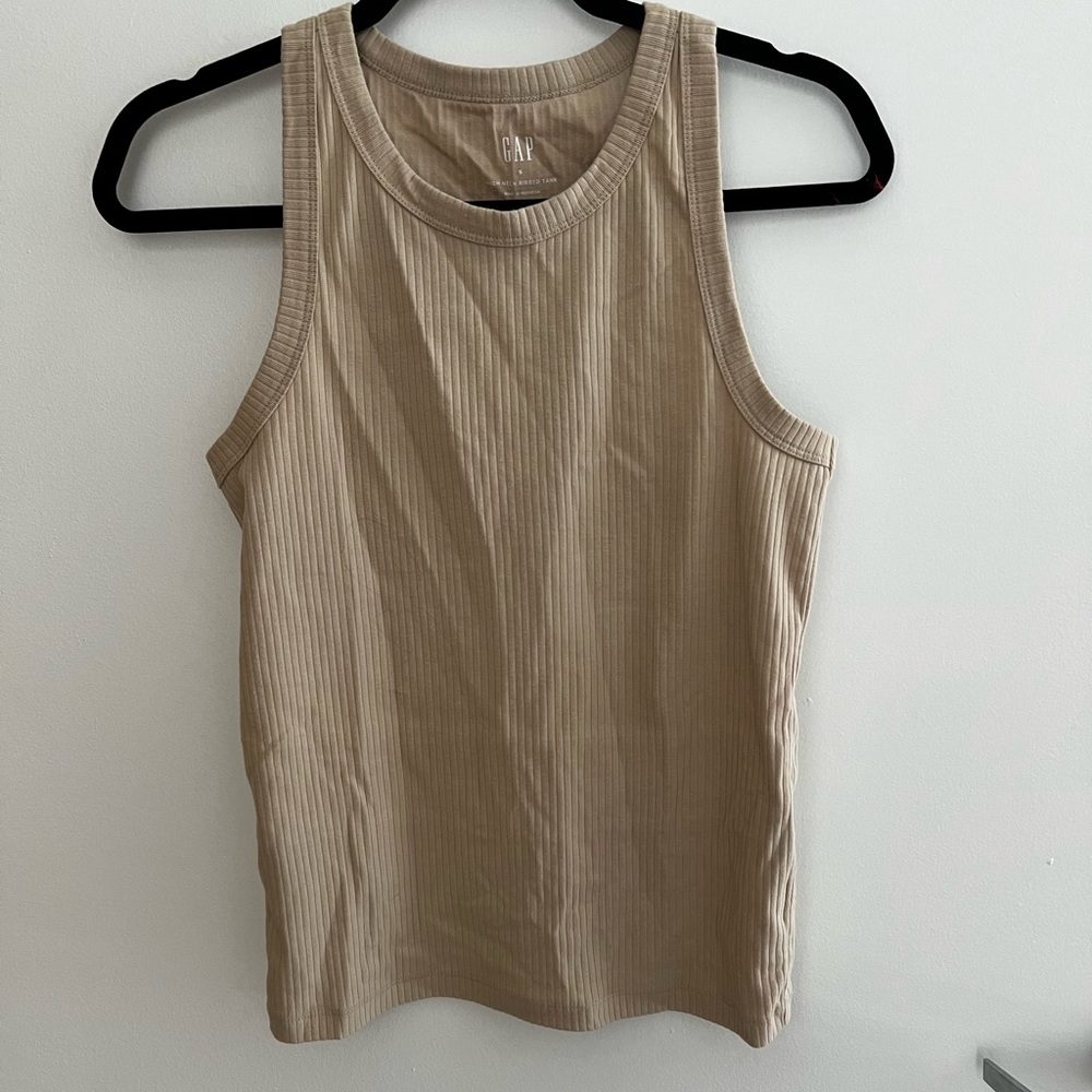 Gap high neck ribbed top
